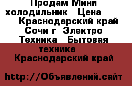 Продам Мини холодильник › Цена ­ 3 500 - Краснодарский край, Сочи г. Электро-Техника » Бытовая техника   . Краснодарский край